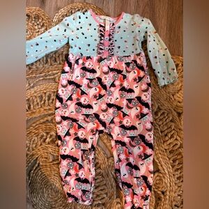 Matilda Jane Pink and Blue Halloween‎ Romper